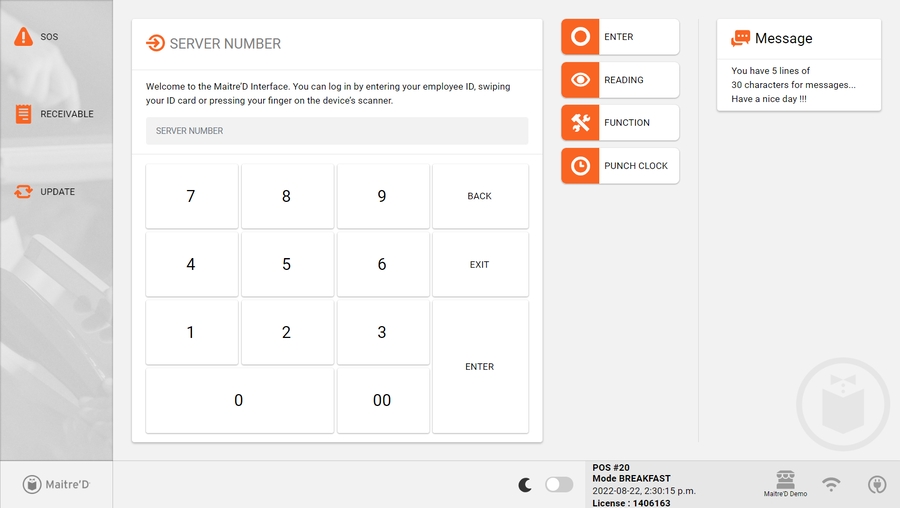 Advanced POS User Interface