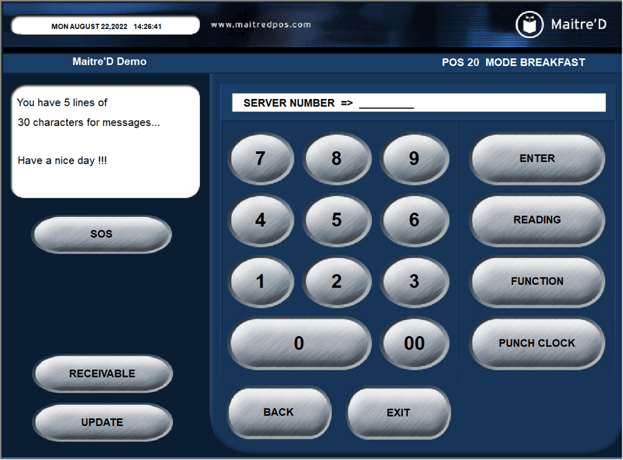 Legacy POS Interface