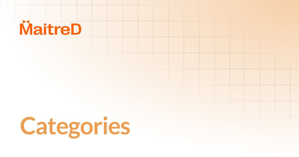 Categories | MD Documentation Center