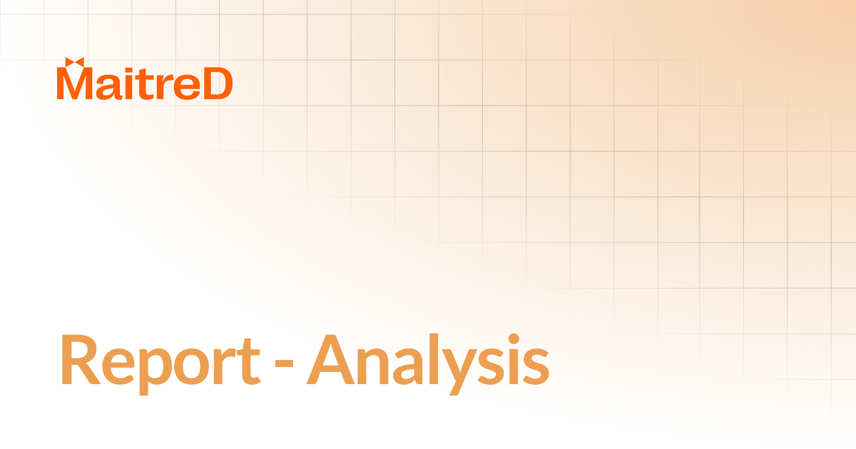 Report - Analysis | MD Documentation Center