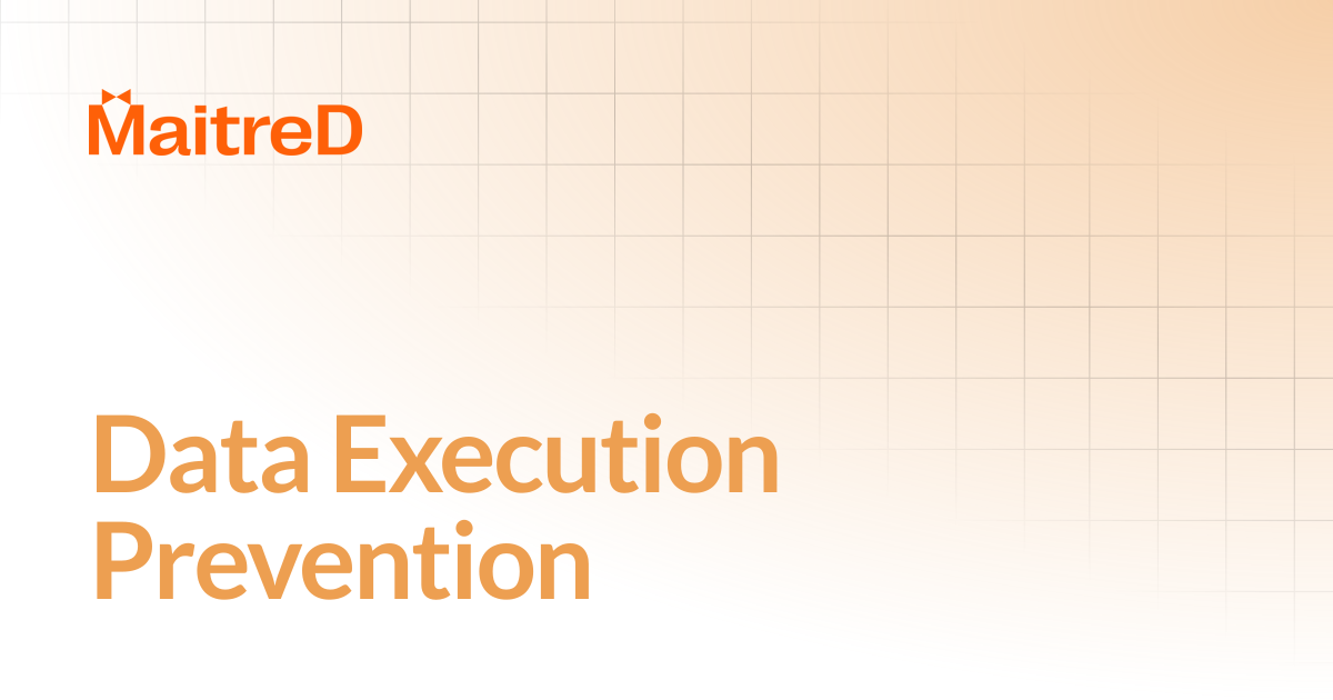 Data Execution Prevention | MD Documentation Center